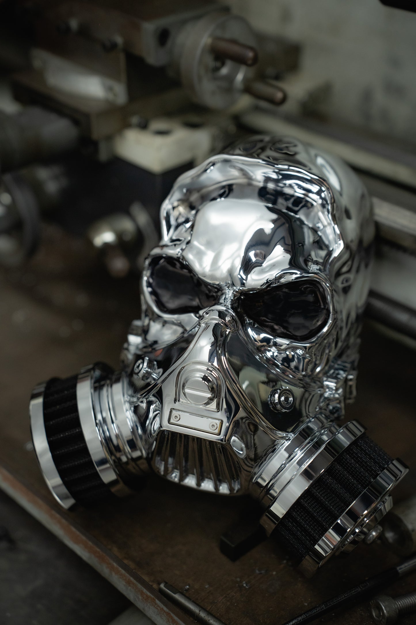 Custom Skull Air Filter Assembly (Multiple Colors Available)