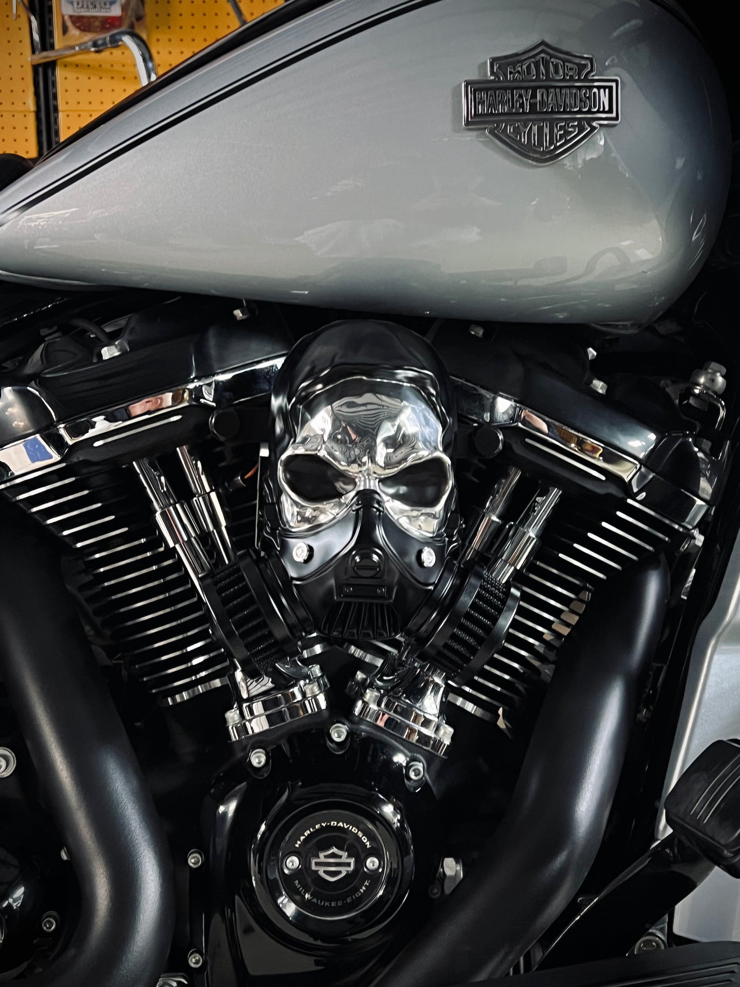 Custom Skull Air Filter Assembly (Multiple Colors Available)