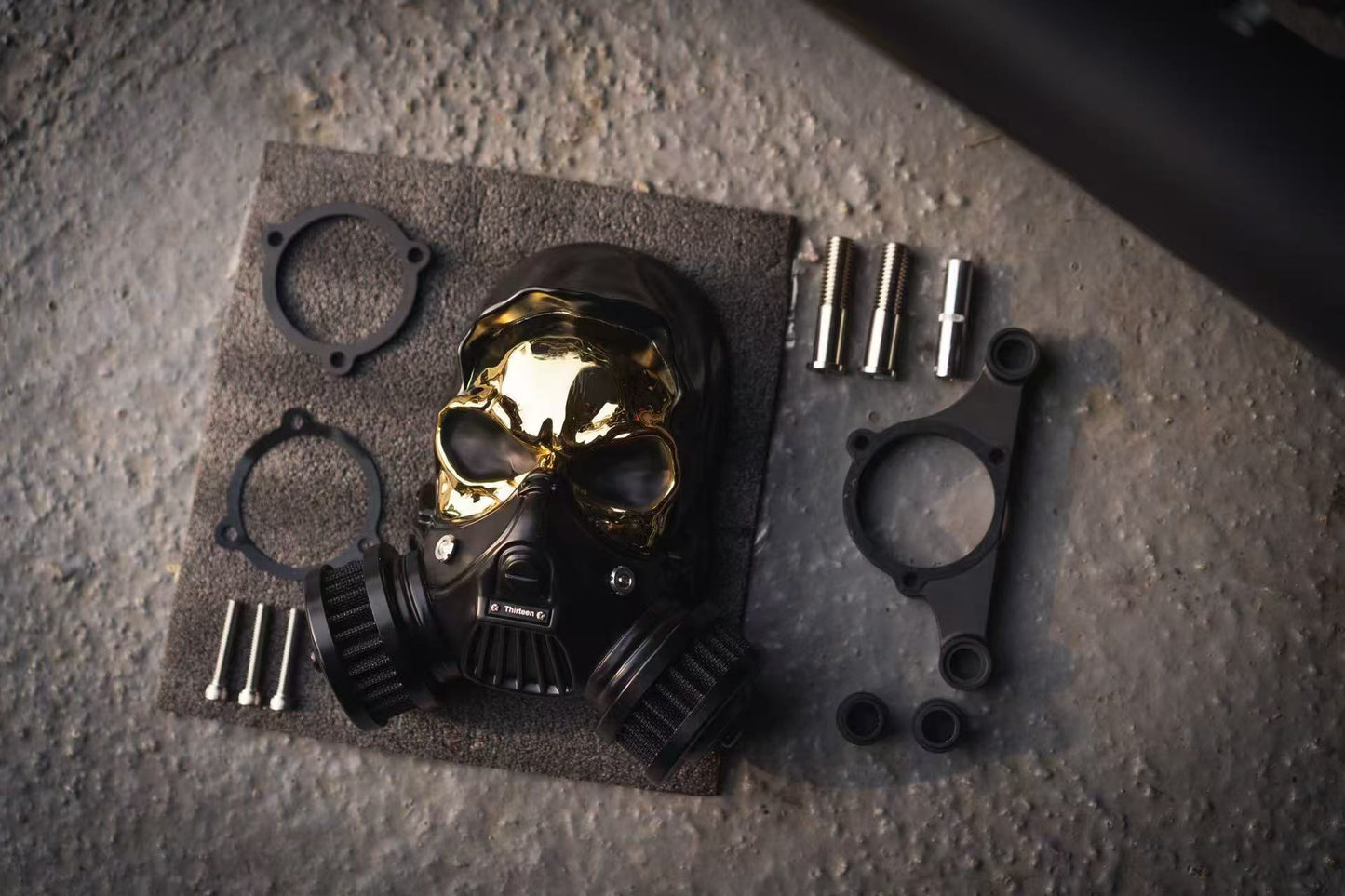 Custom Skull Air Filter Assembly (Multiple Colors Available)