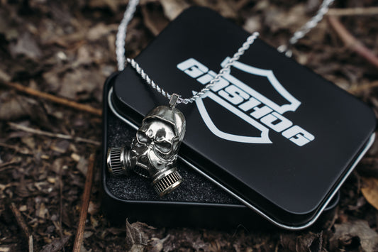 BIO-SKULL PENDANT NECKLACE