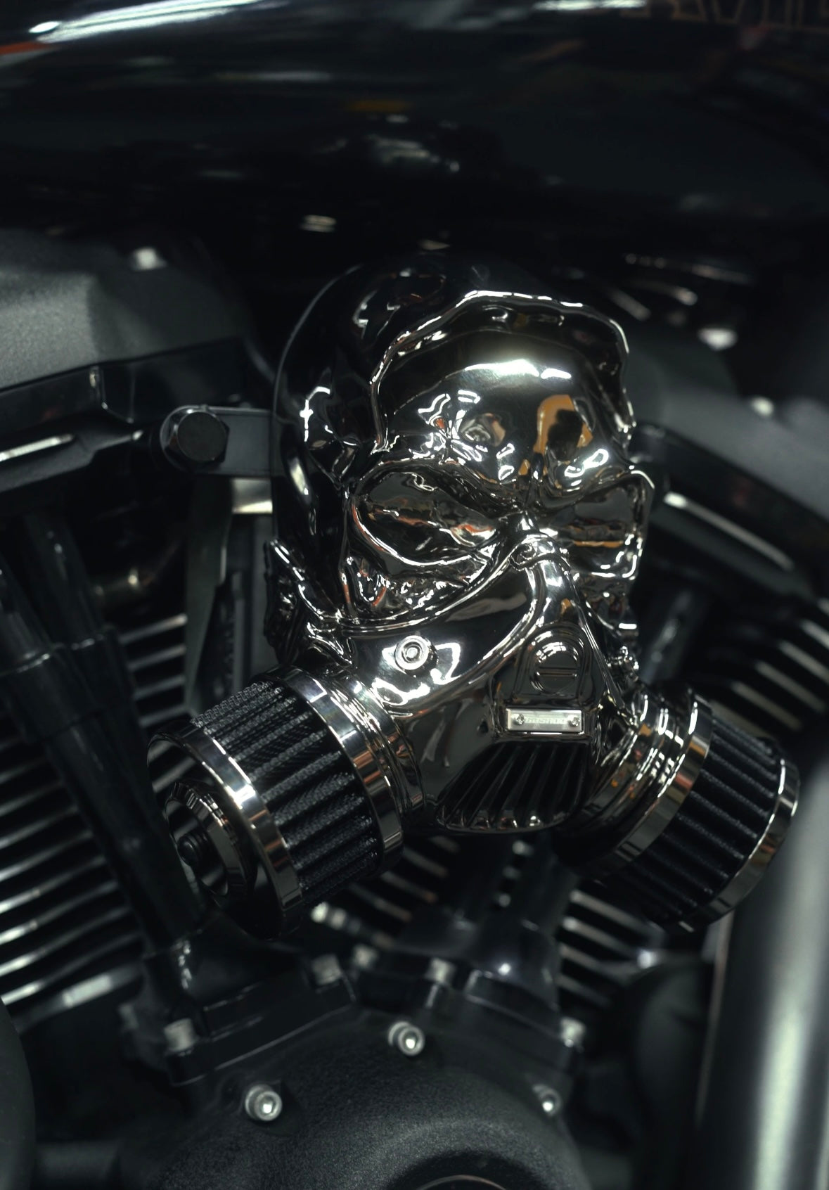 Custom Skull Air Filter Assembly (Multiple Colors Available)