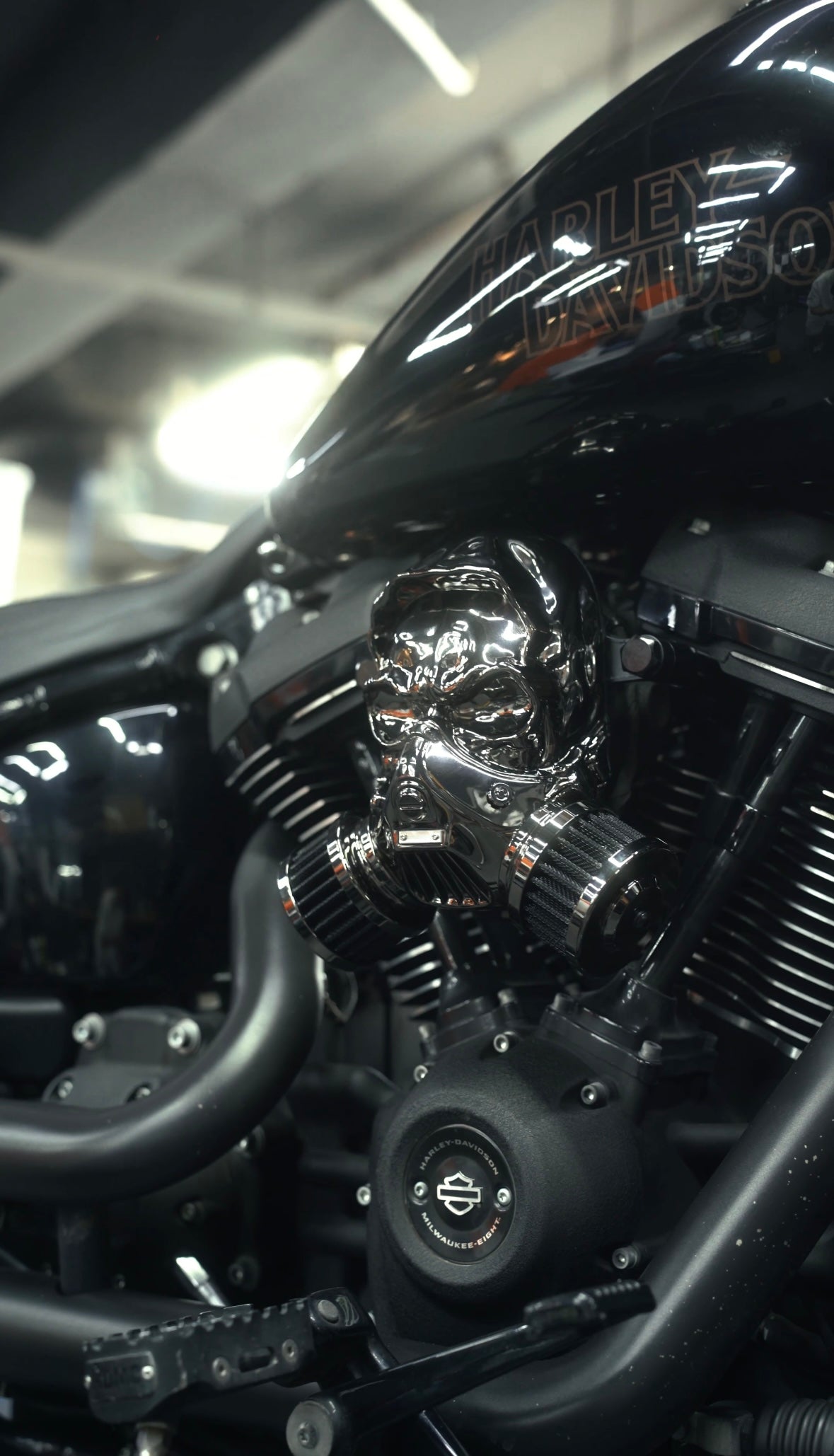 Custom Skull Air Filter Assembly (Multiple Colors Available)